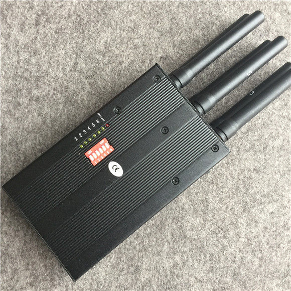 Brouilleur de Signal de Téléphone Portable WiFi/2G/3G/4G Haute Puissance avce 6 antennes