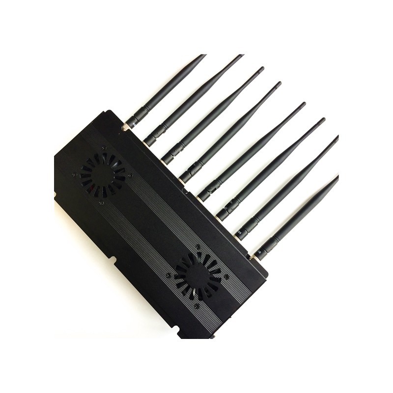 Brouilleur de Bureau avec 8 Antennes 2G/3G/4G/WiFi/GPS/LOJACK