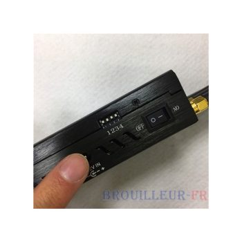 Brouilleur Portable GSM/Wi-Fi/GPS avec 4 Antennes Puissant - Brouilleur -FR.com