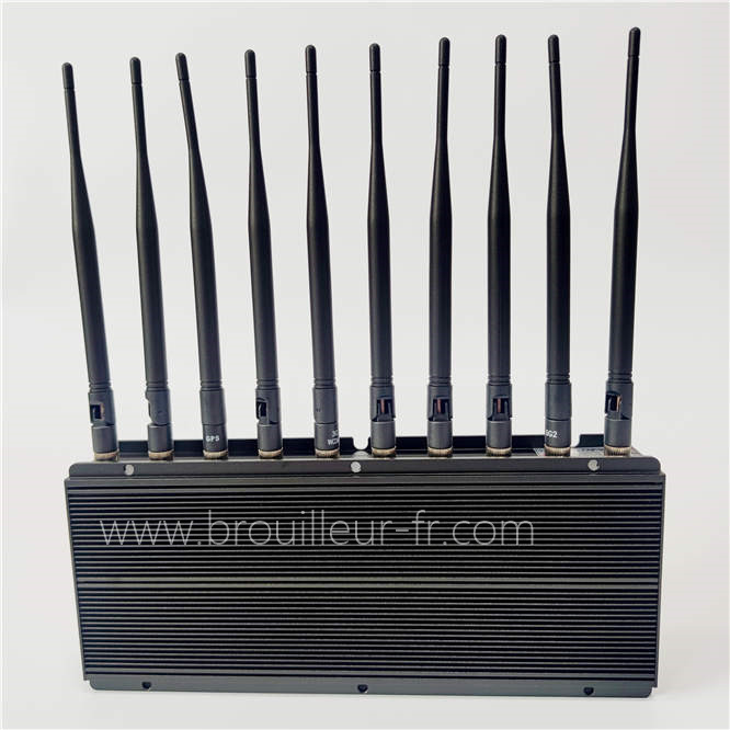 Brouilleur de Téléphone Cellulaire WiFi Bluetooth 3G 4G 5G