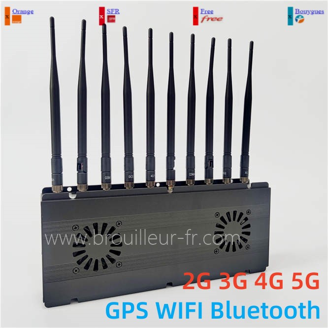 Module mobile de brouilleur de signal du téléphone portable 2G 3G 4G 5G  WIFI GPS